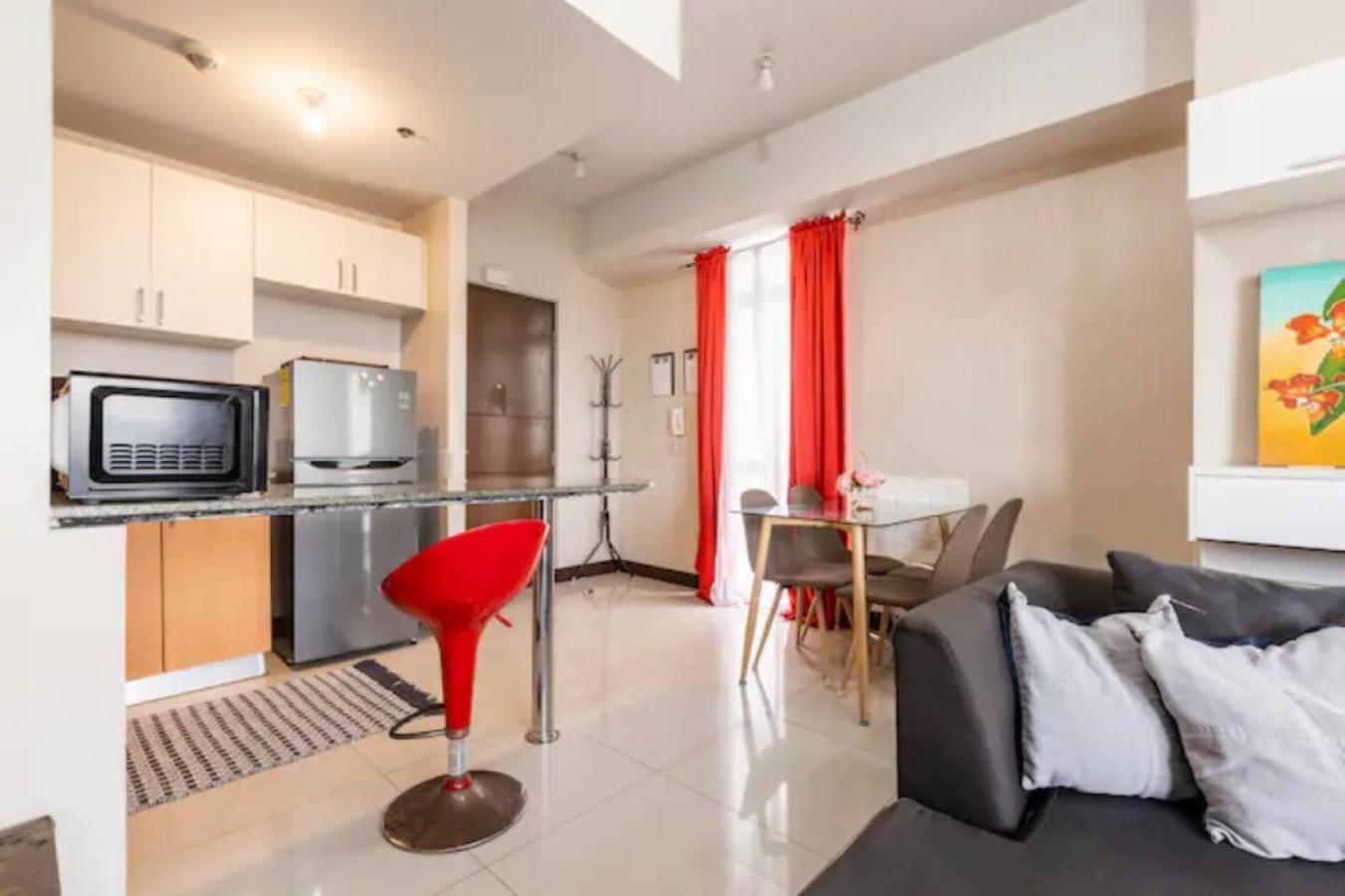 Apartamento Great View With Balcony In Araneta Center Manila Exterior foto