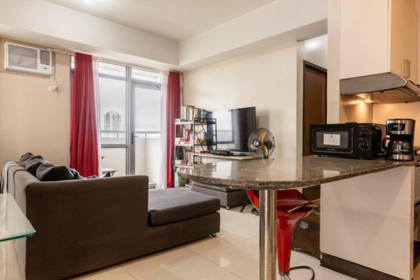Apartamento Great View With Balcony In Araneta Center Manila Exterior foto