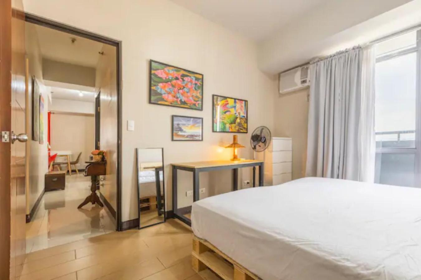 Apartamento Great View With Balcony In Araneta Center Manila Exterior foto